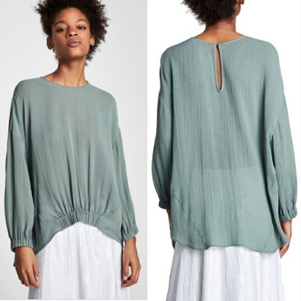 Zara Flowy Scoop Blouse